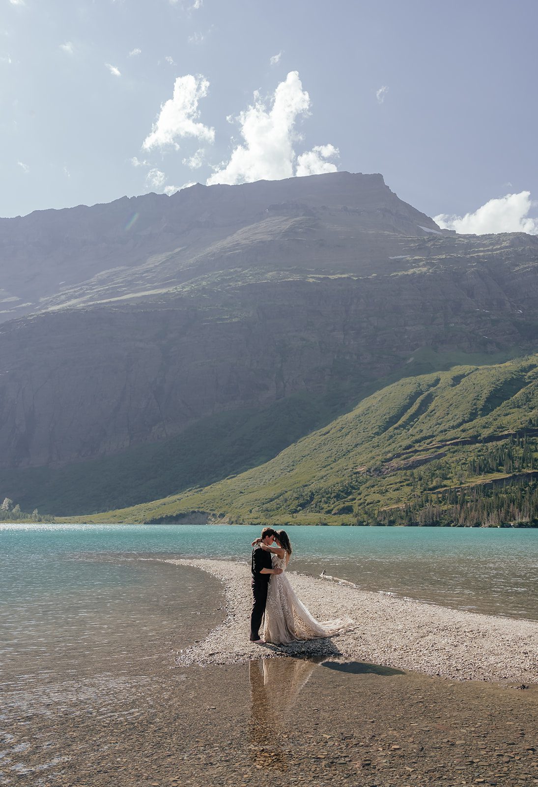 Glacier National Park elopement photographer Sydney Breann Photography