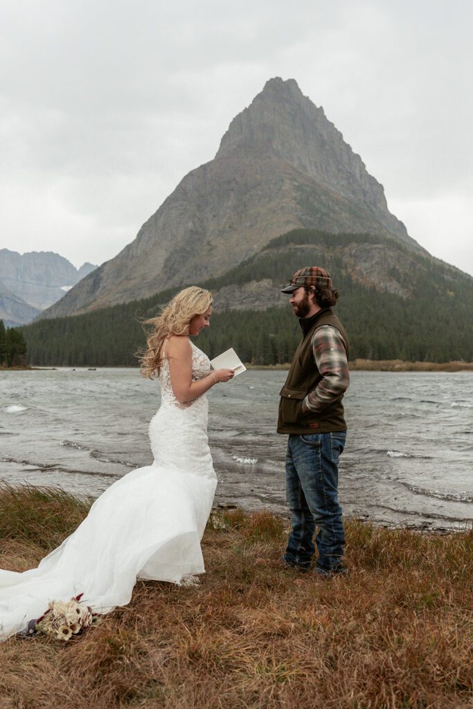 Iconic wedding ceremony locations in Glacier National Park