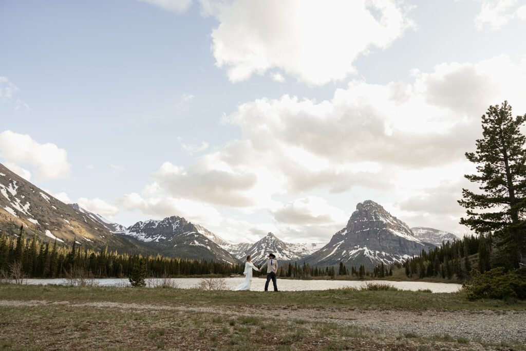 Two Medicine elopement at Glacier National Park