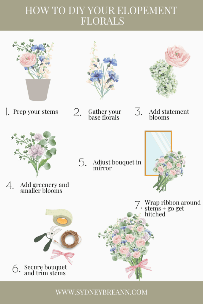 How to DIY Your Elopement Florals