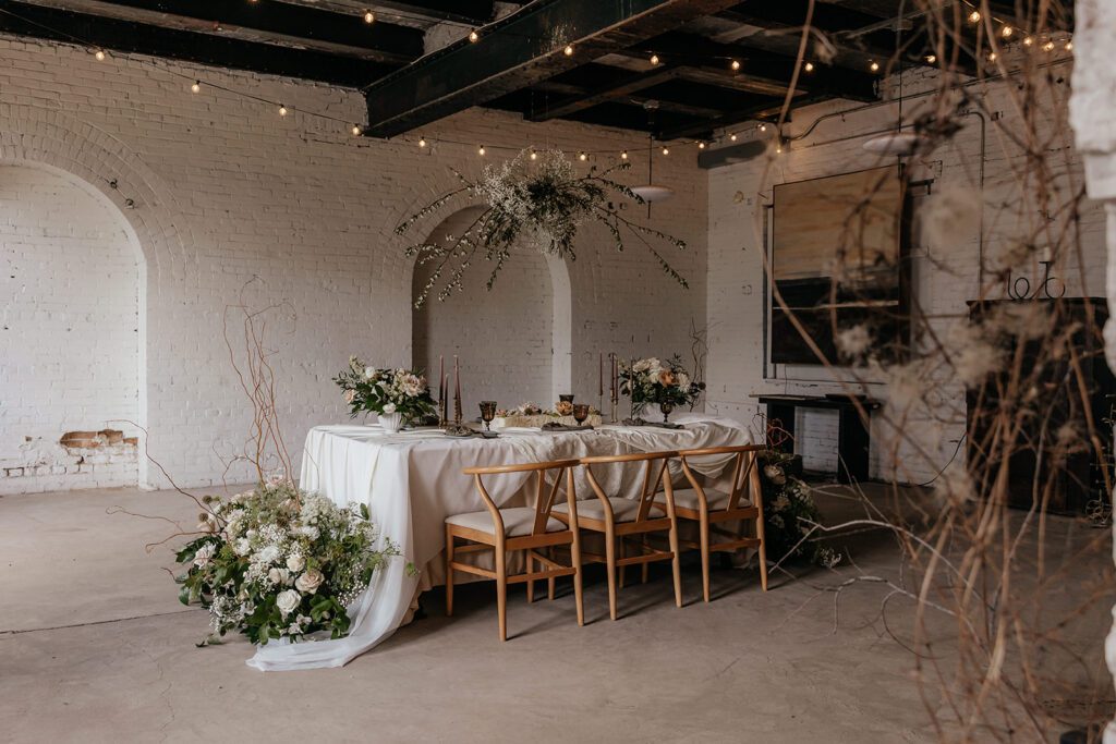 Montana luxury elopement tablescape inspiration