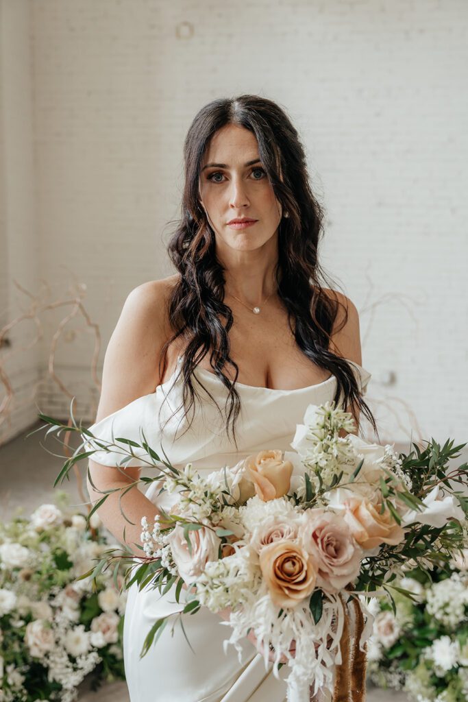 Chic elopement bridal styling inspiration