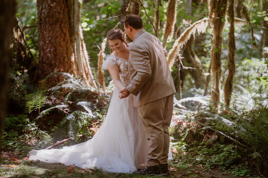 North Cascades elopement first look