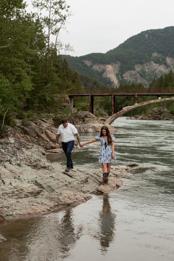 A relaxed 2-day elopement in Kalispell, Montana photographed by Sydney Breann Photography