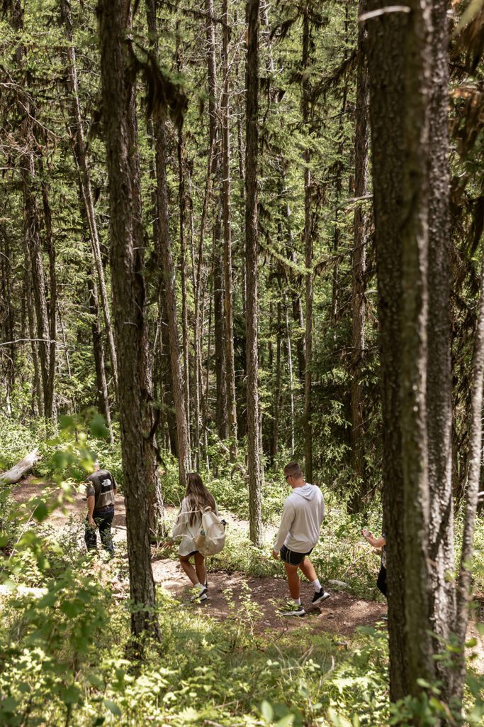 Adventurous multi-day elopement in Northwest Montana photographed by Sydney Breann Photography