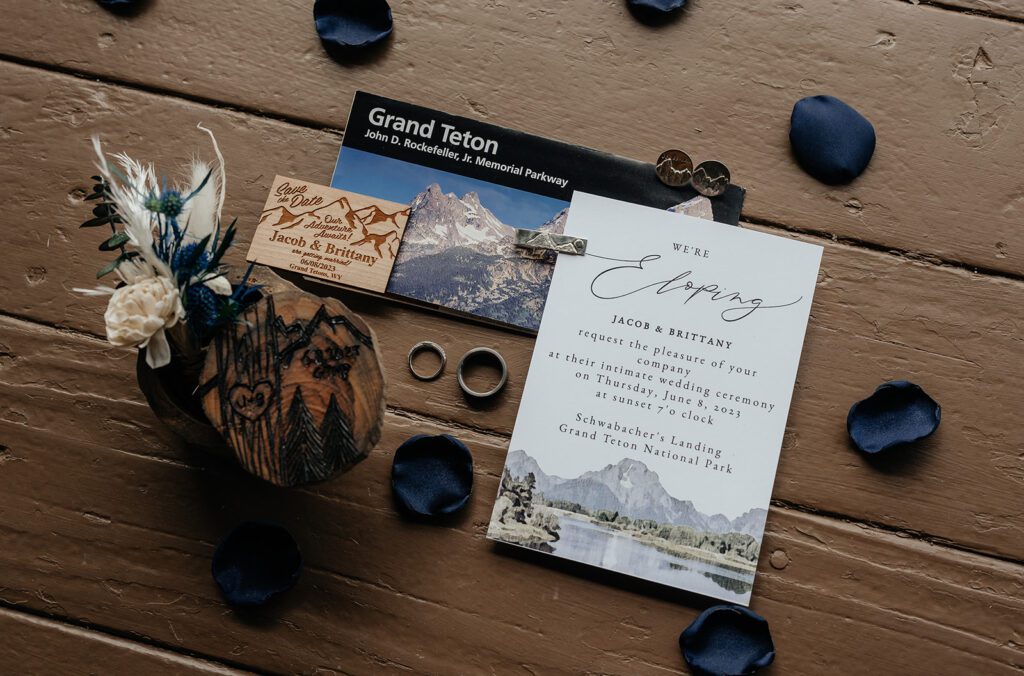 Mountain elopement details