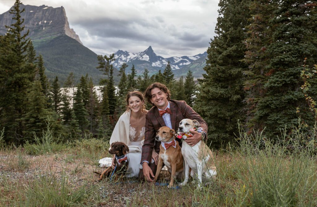 How to have a dog-friendly elopement in Glacier National Park
