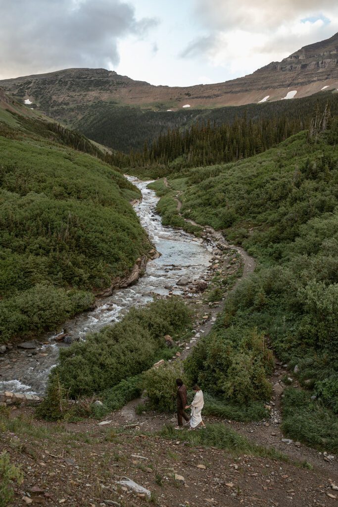 Adventurous elopement weekend in Glacier National Park