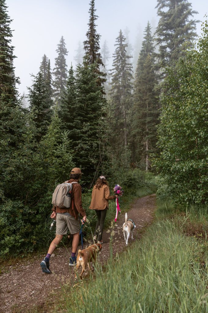 Dog-friendly elopement weekend at Stanton Lake