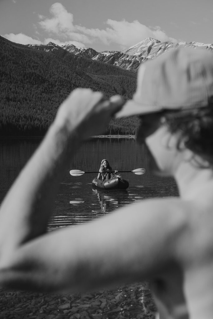 Packrafting at Stanton Lake