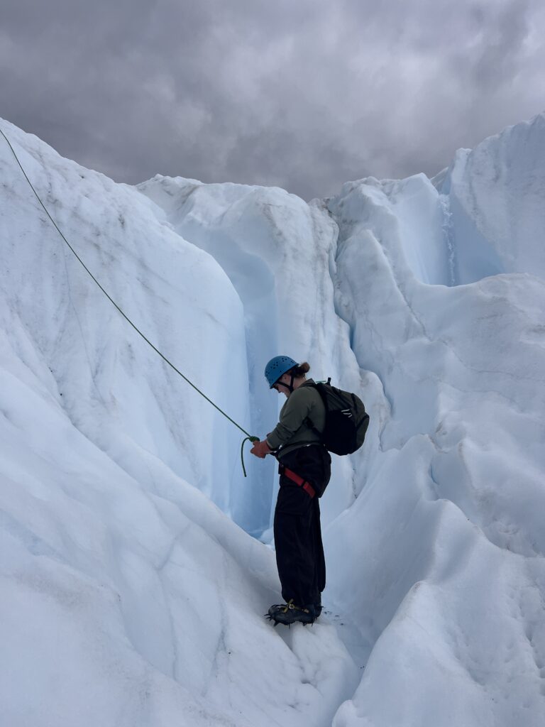 Glacier mountaineering at Matanuska Glacier