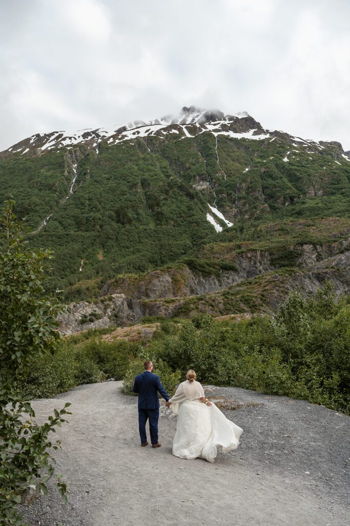 Exit Glacier elopement in Alaska